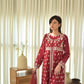 Maroon Ruya Set (3 pc)